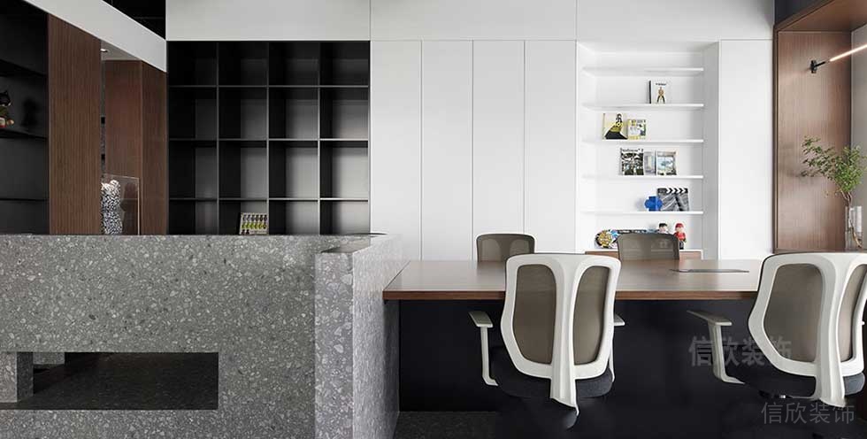 簡約風(fēng)格商務(wù)機(jī)構(gòu)公司辦公區(qū)效果圖
