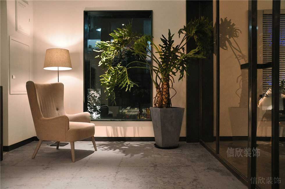 簡約風(fēng)格商業(yè)辦公室休息區(qū)裝修圖