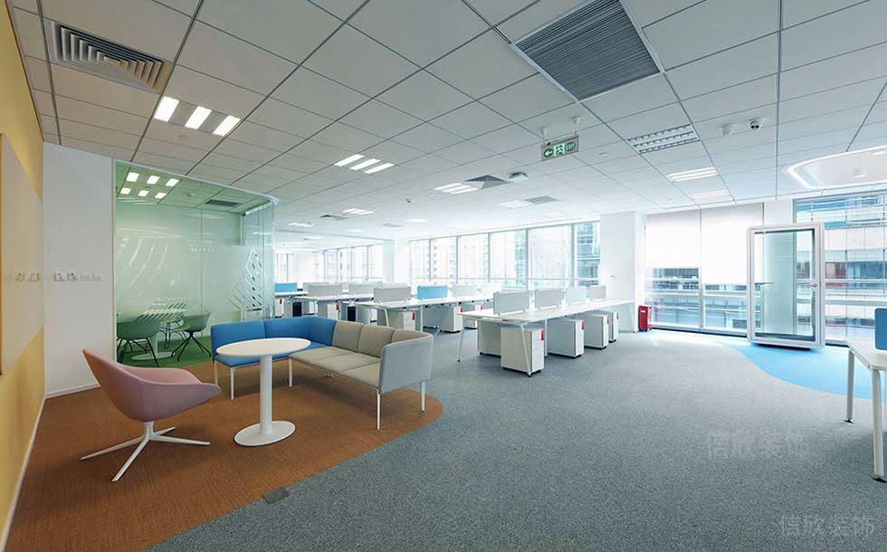 簡約風(fēng)格商業(yè)機(jī)構(gòu)多功能辦公廳設(shè)計圖