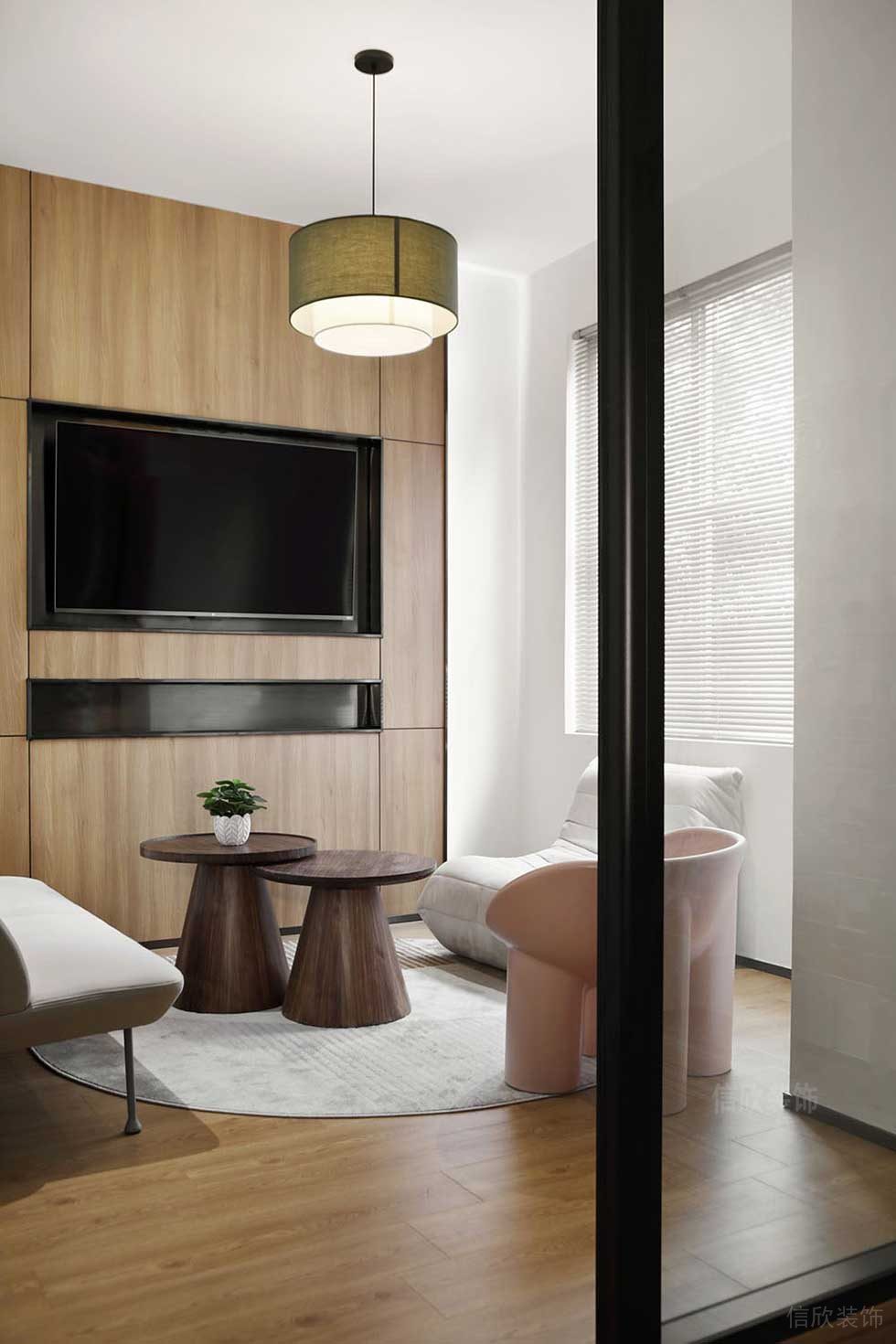 簡(jiǎn)約風(fēng)格商業(yè)機(jī)構(gòu)公司洽談接待室效果圖