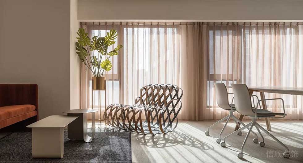 簡約風格公司案例經(jīng)理辦公室休閑接待區(qū)裝修圖