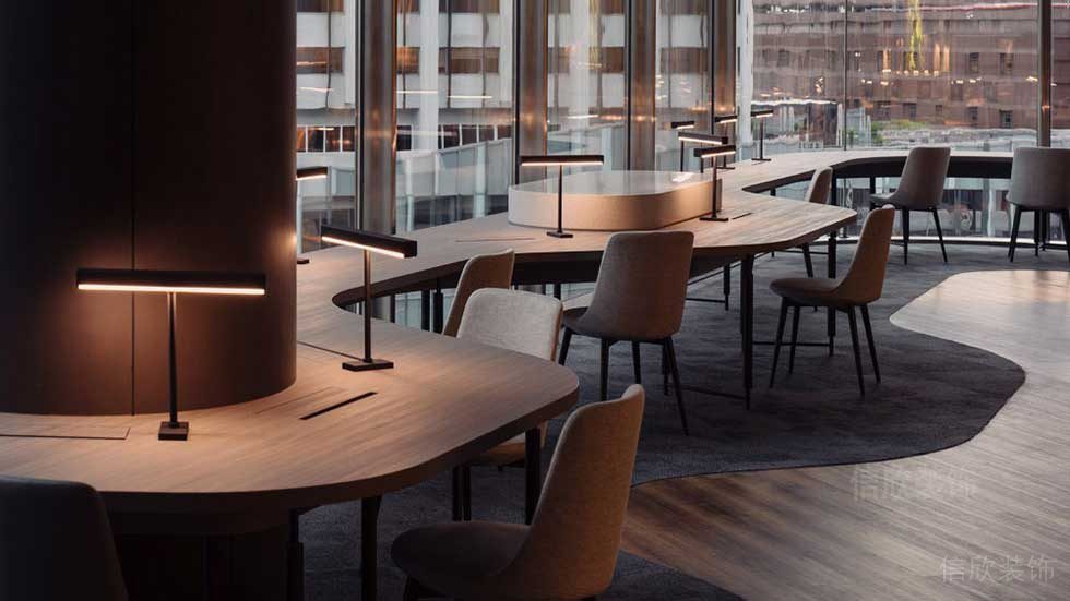 簡(jiǎn)約風(fēng)格公司案例員工休閑閱覽區(qū)裝修圖