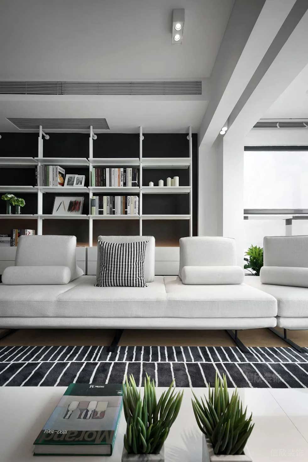 簡約風(fēng)格公司休閑接待廳效果圖