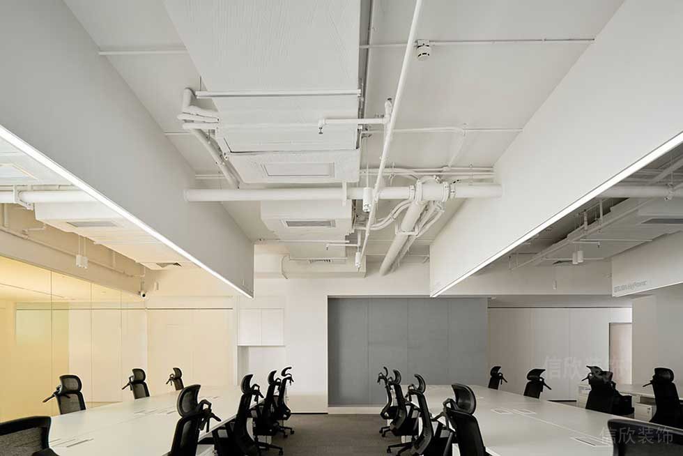 簡(jiǎn)約風(fēng)格公司裝修工程辦公區(qū)空間效果圖