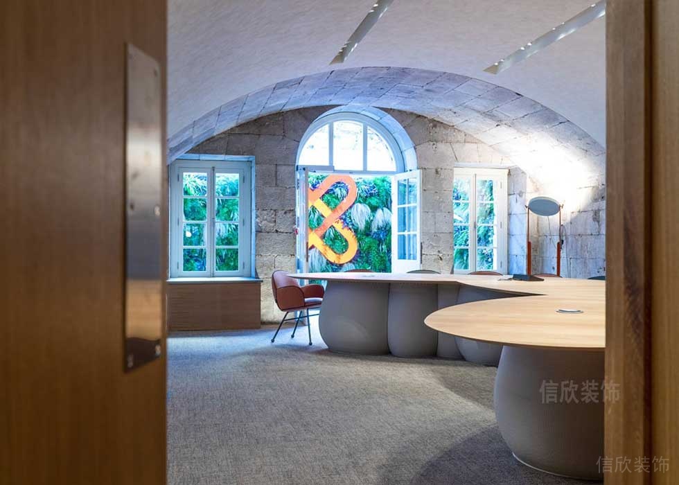 簡約風(fēng)格藝術(shù)機(jī)構(gòu)辦公空間休閑廳效果圖