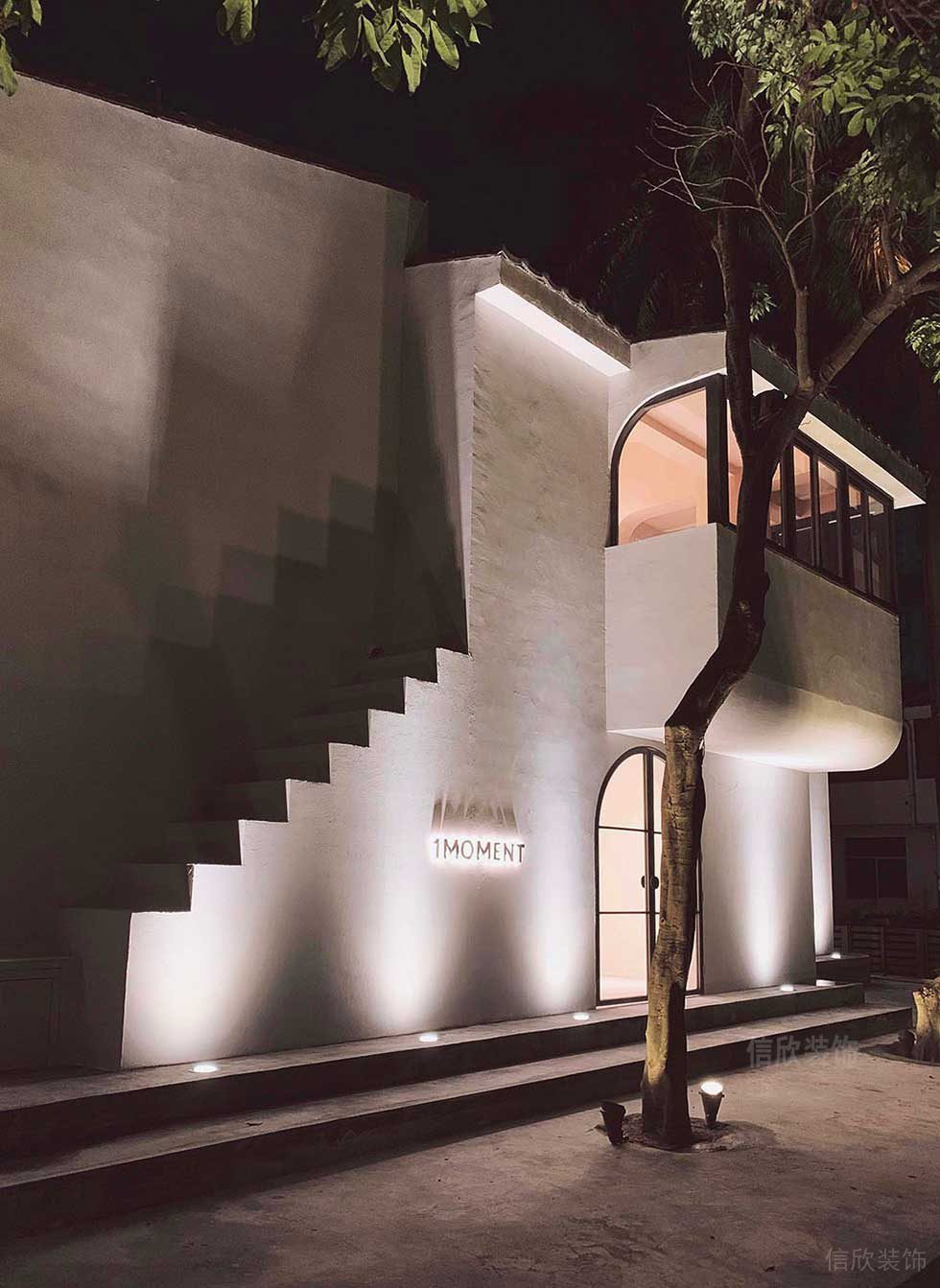 簡(jiǎn)約風(fēng)格藝術(shù)機(jī)構(gòu)辦公室外觀(guān)設(shè)計(jì)圖