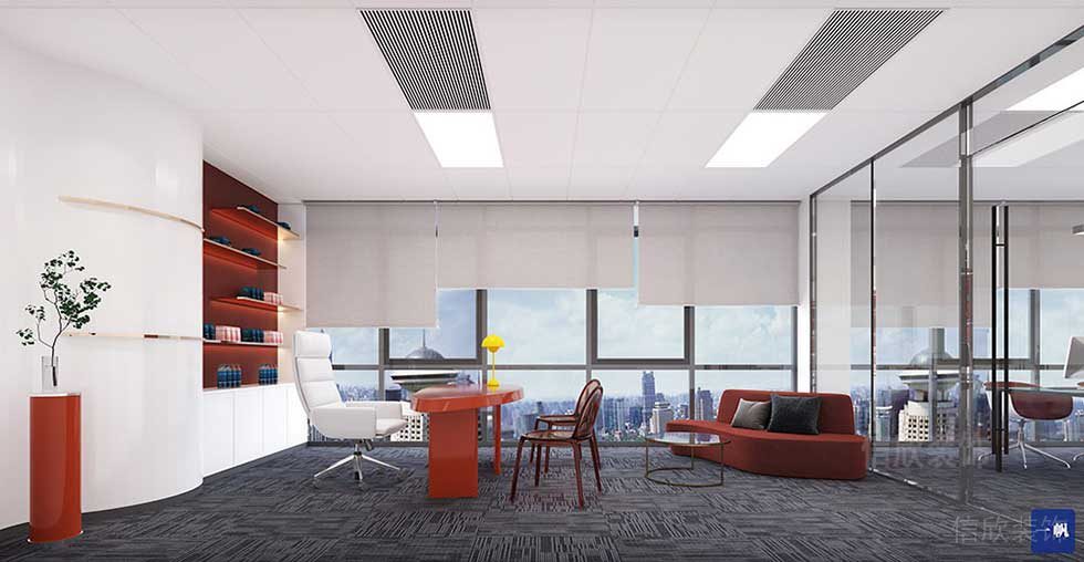 簡約風(fēng)格藝術(shù)機(jī)構(gòu)公司經(jīng)理辦公室效果圖