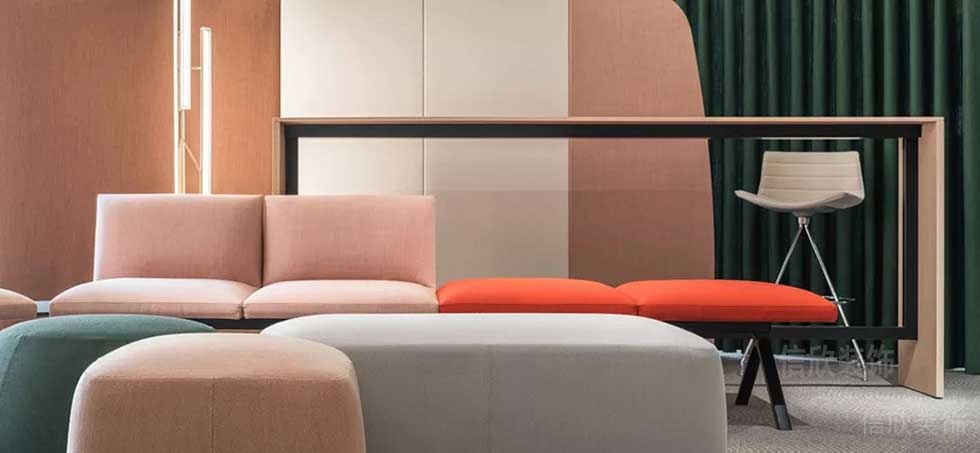 現(xiàn)代北歐風辦公室休閑區(qū)效果圖