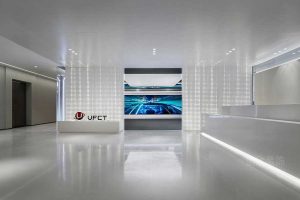 現(xiàn)代風(fēng)格辦公室多媒體展廳裝修圖