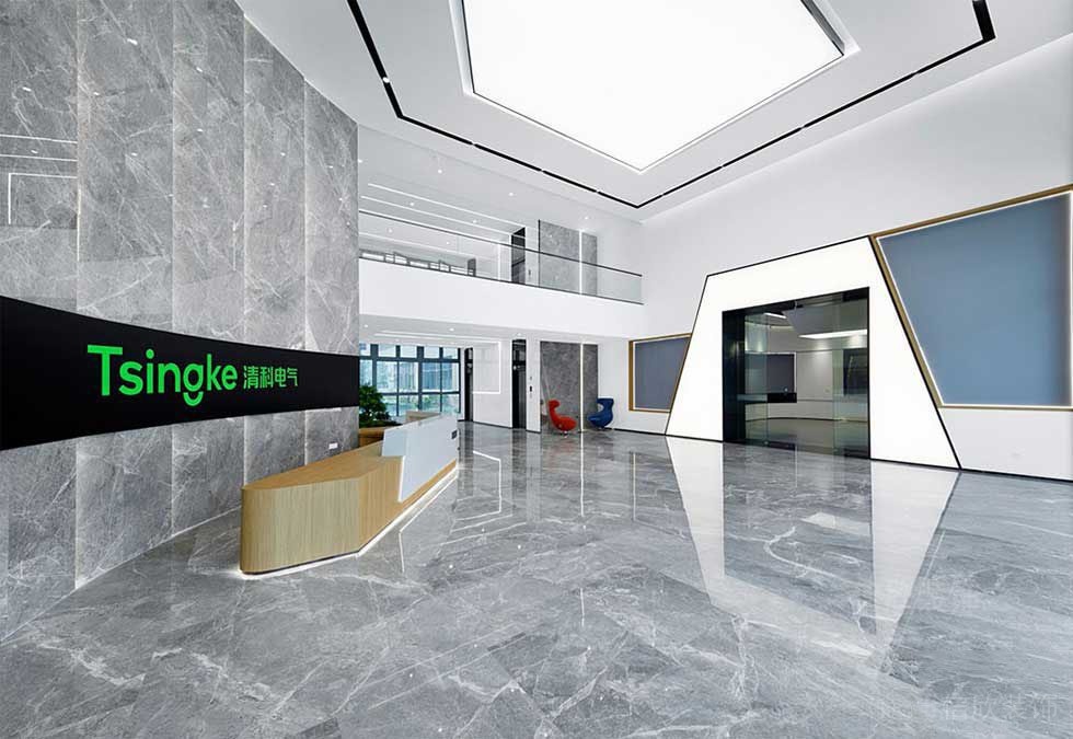 現(xiàn)代風(fēng)格辦公室大堂設(shè)計圖