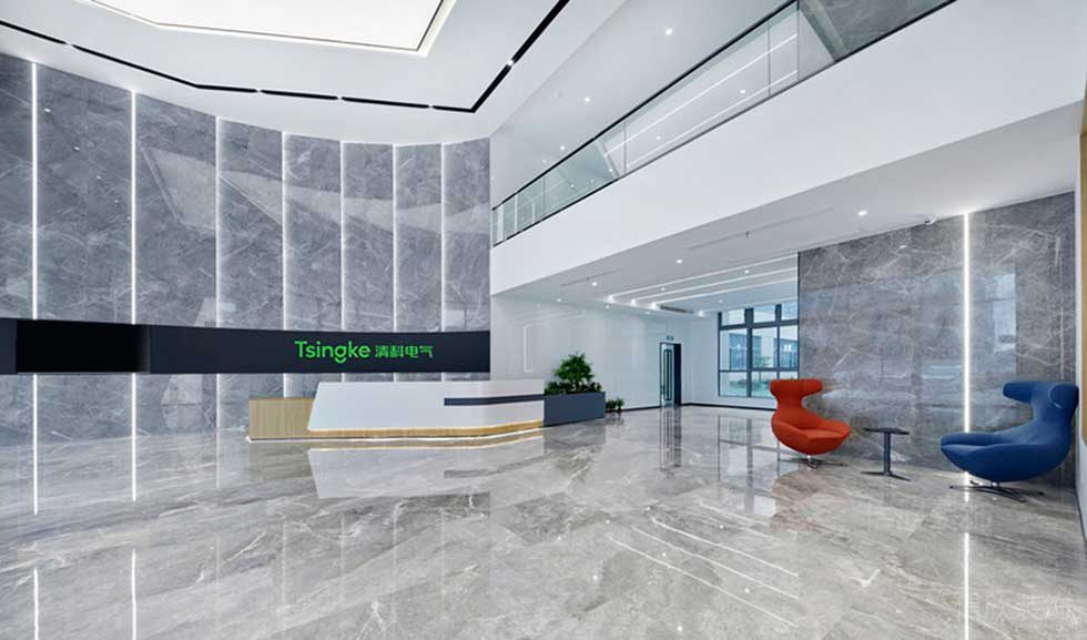 現(xiàn)代風(fēng)格辦公室大堂裝修圖