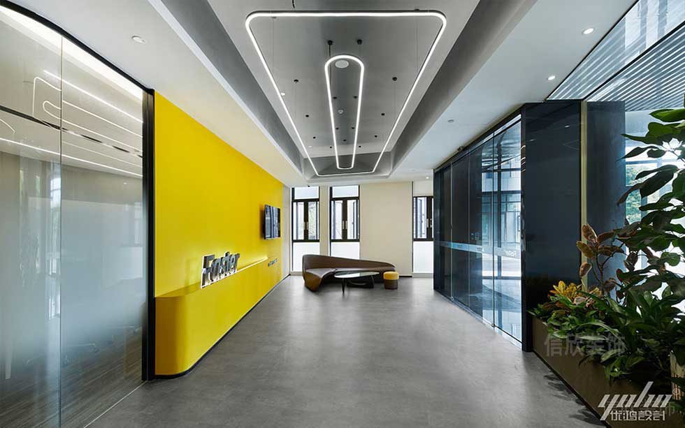 現(xiàn)代風格辦公室前廳等候區(qū)裝修圖