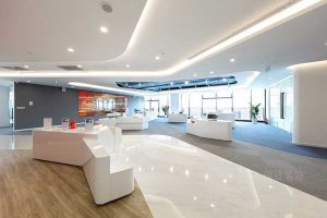 現(xiàn)代風(fēng)格辦公室展廳空間裝修圖