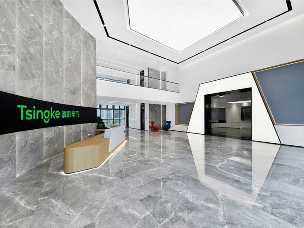 現(xiàn)代風(fēng)格公司接待大堂裝修圖