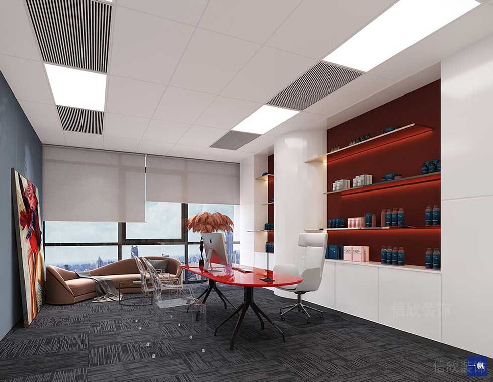 現(xiàn)代風(fēng)格總經(jīng)理辦公室裝修圖