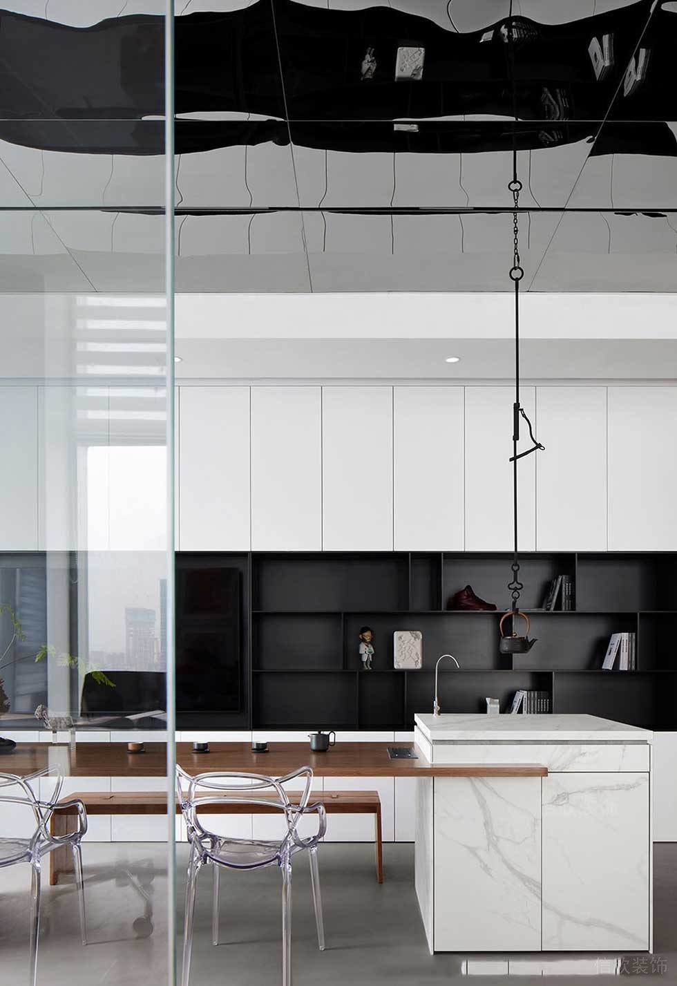 現(xiàn)代簡約風格辦公空間茶室設(shè)計圖