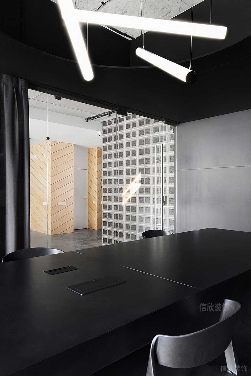 現(xiàn)代簡約風格辦公空間財務(wù)辦公室效果圖