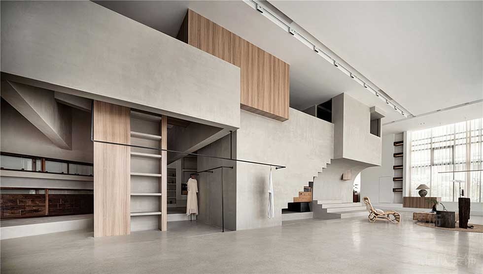 現(xiàn)代簡約風(fēng)格辦公空間多功能展廳效果圖