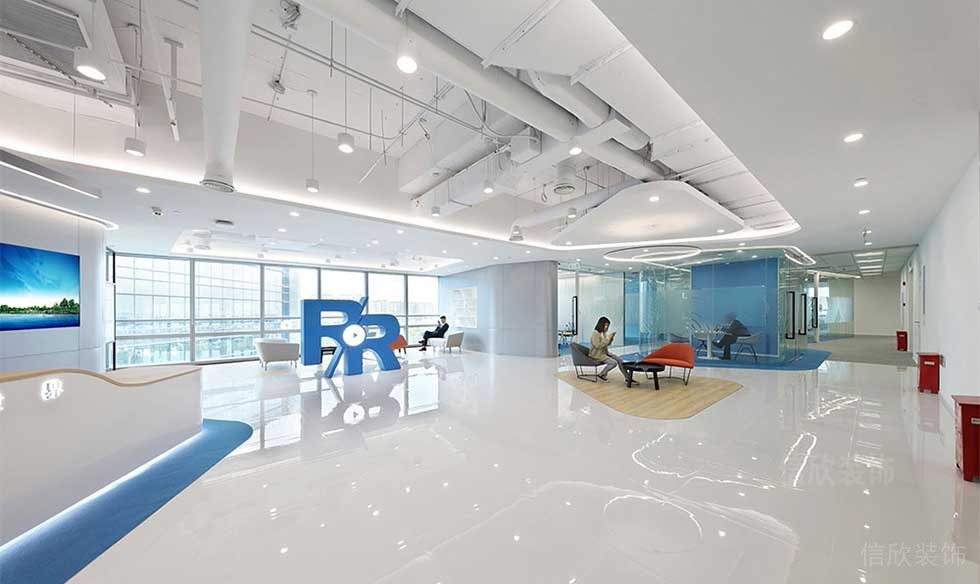 現(xiàn)代簡(jiǎn)約風(fēng)格辦公空間大堂設(shè)計(jì)圖