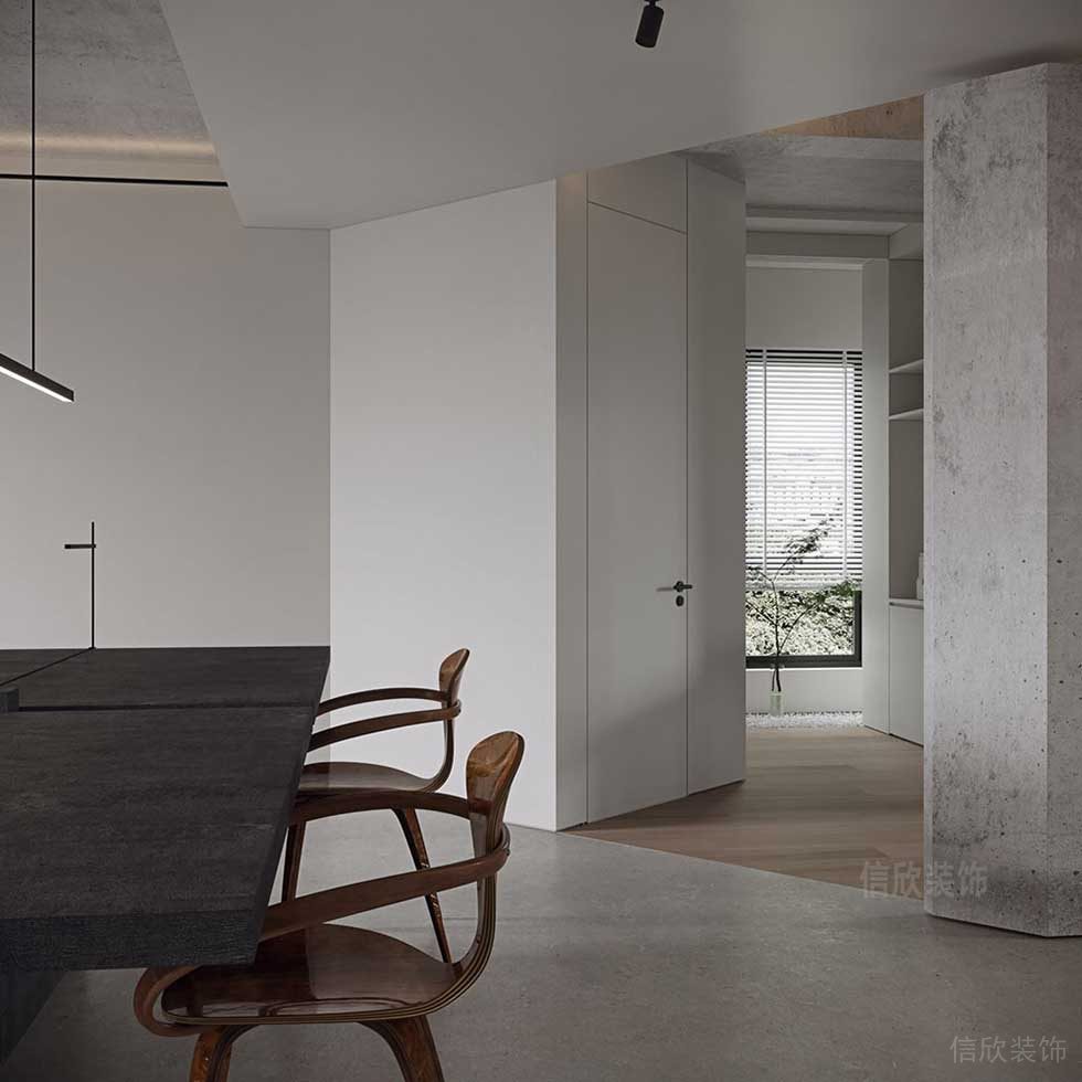 現(xiàn)代簡(jiǎn)約風(fēng)格辦公室過(guò)道空間設(shè)計(jì)圖