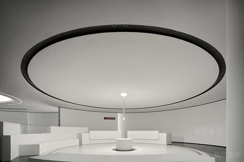 現(xiàn)代簡(jiǎn)約風(fēng)格辦公室接待大堂效果圖