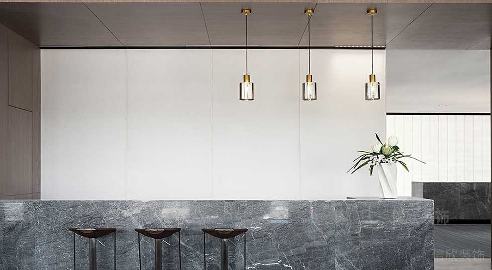 現(xiàn)代簡(jiǎn)約風(fēng)格辦公室前臺(tái)設(shè)計(jì)圖