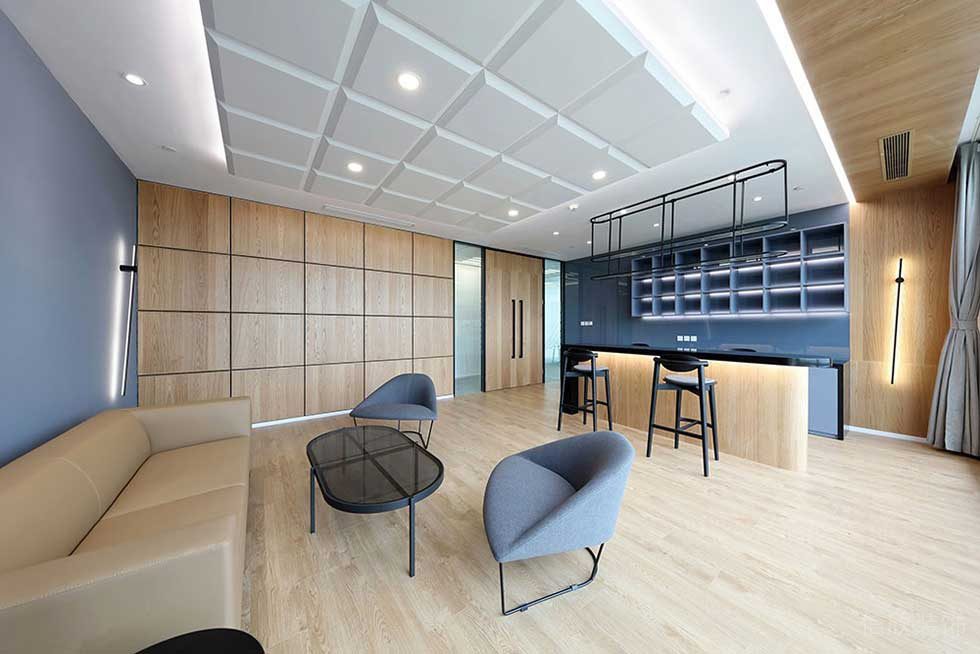 現(xiàn)代簡(jiǎn)約風(fēng)格商務(wù)辦公空間茶水休閑室裝修圖