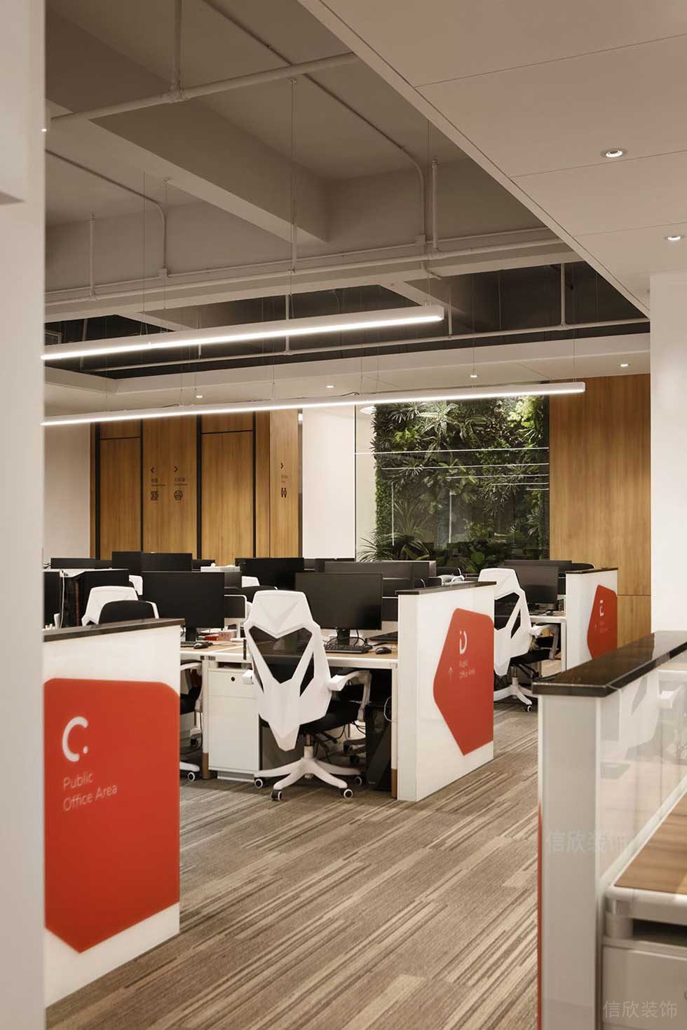 現(xiàn)代簡約風格商務(wù)辦公室設(shè)計圖