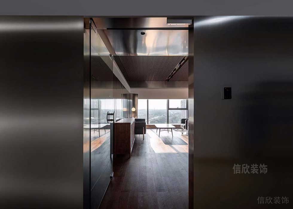 現(xiàn)代簡約風格公司案例接待室裝修圖