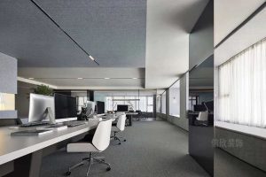 現(xiàn)代簡(jiǎn)約風(fēng)格寫(xiě)字樓辦公區(qū)過(guò)道空間效果圖