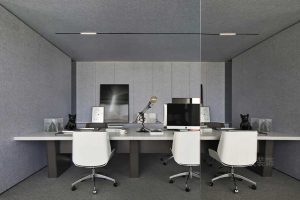 現(xiàn)代簡(jiǎn)約風(fēng)格寫字樓財(cái)務(wù)辦公室裝修圖