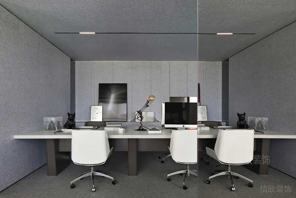 現(xiàn)代簡(jiǎn)約風(fēng)格寫字樓財(cái)務(wù)辦公室裝修圖
