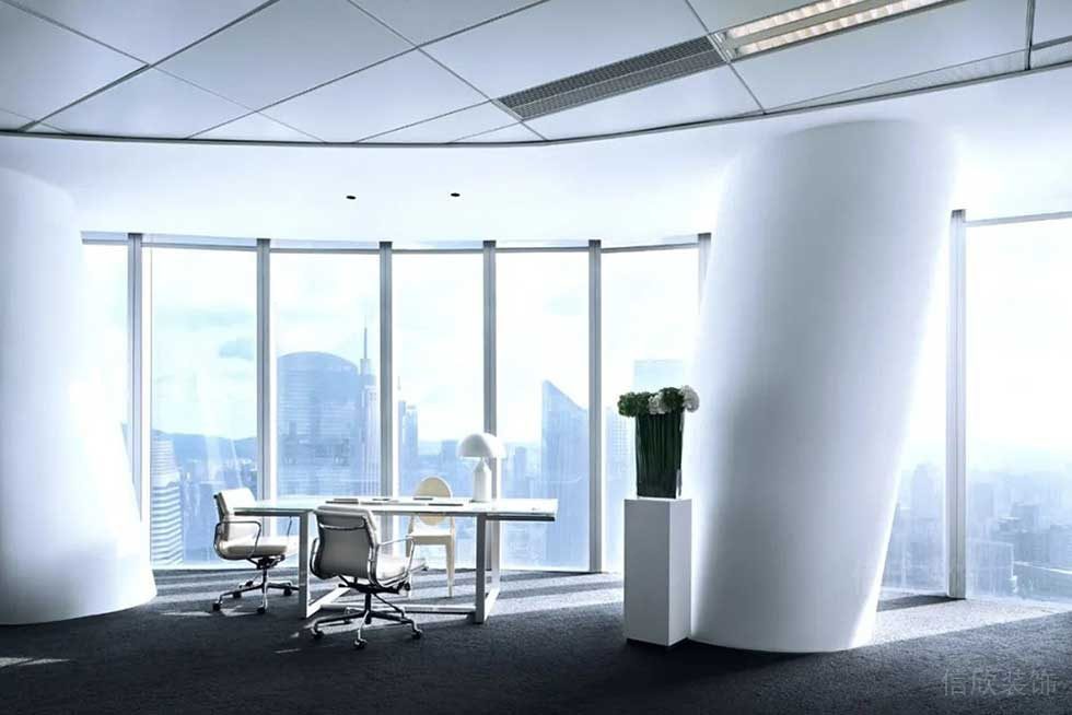 現(xiàn)代簡約風(fēng)格公司經(jīng)理辦公室設(shè)計圖