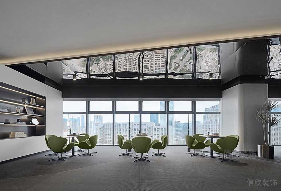 現(xiàn)代簡(jiǎn)約風(fēng)格公司洽談廳裝修圖