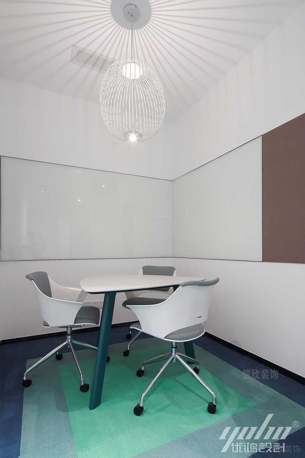 現(xiàn)代簡(jiǎn)約風(fēng)格公司商務(wù)洽談室效果圖