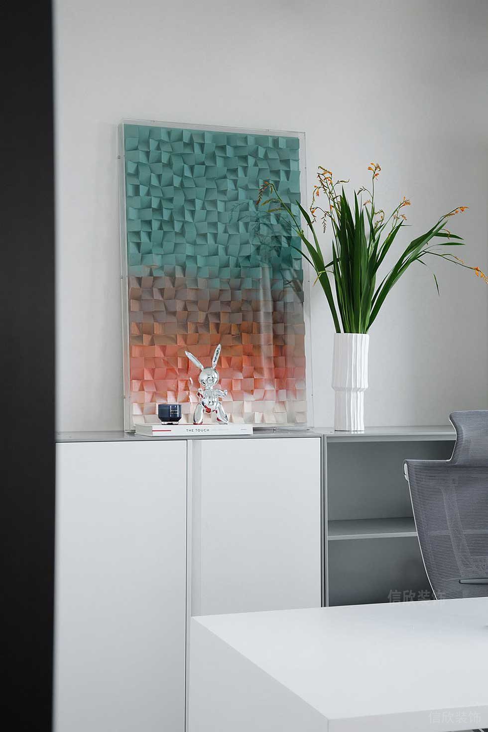 現(xiàn)代簡(jiǎn)約風(fēng)格公司裝修案例經(jīng)理辦公區(qū)裝修圖