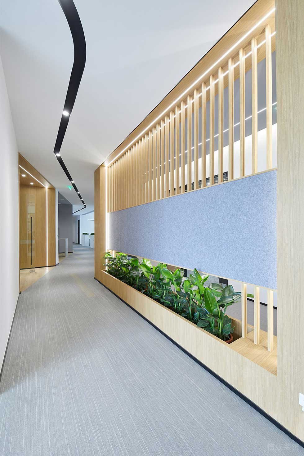 現(xiàn)代簡約風(fēng)格走廊綠植裝飾設(shè)計(jì)圖