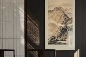 新中式風(fēng)格辦公空間裝修案例茶室設(shè)計(jì)圖