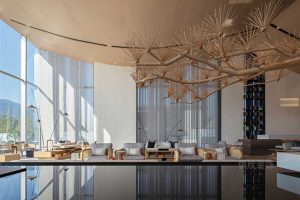 新中式風(fēng)格辦公室休閑會客廳裝修圖