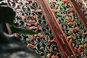 中國(guó)傳統(tǒng)木雕彩繪紅綠設(shè)計(jì)非遺技藝設(shè)計(jì)圖