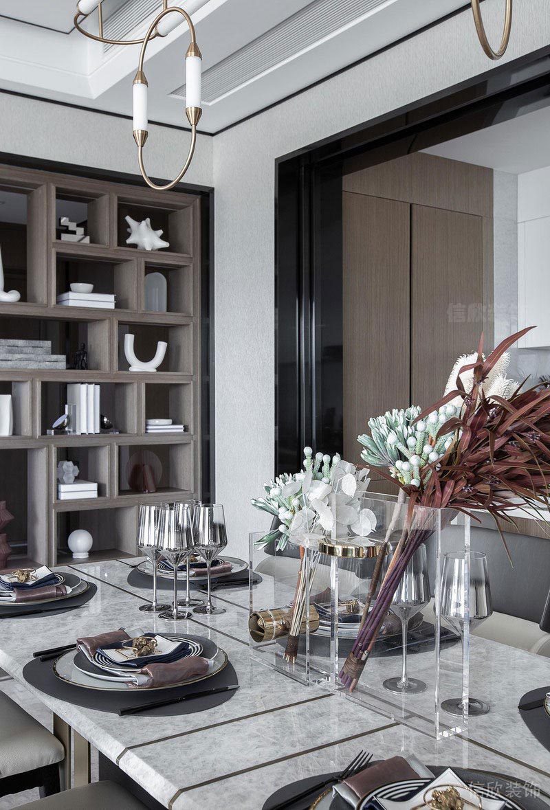 深圳寶安潤科華府家居新房現(xiàn)代風格裝修設(shè)計案例 餐廳 深圳寶安潤科華府家居新房現(xiàn)代風格裝修設(shè)計案例 餐廳