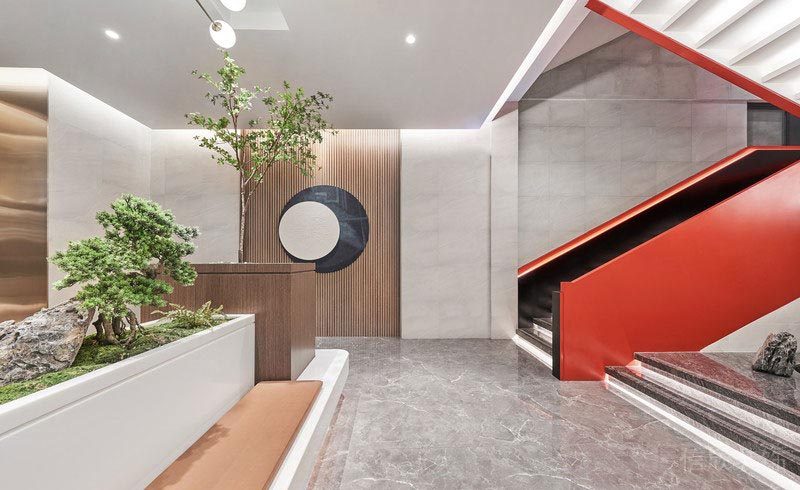 深圳科技園餐飲裝修設(shè)計(jì)案例 大廳