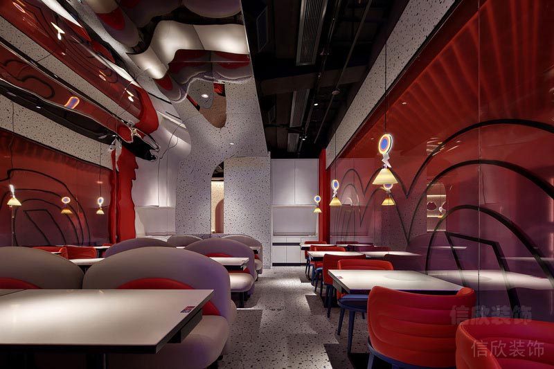 羅湖餐廳裝修設(shè)計效果圖家具組合