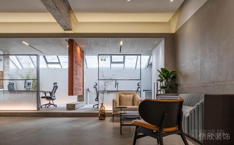 深圳寶安辦公室裝修洽談區(qū)設(shè)計圖