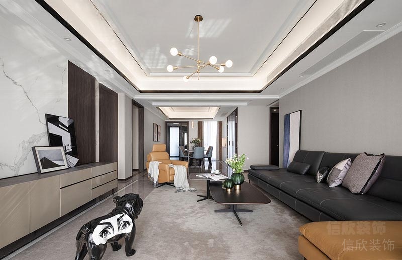 深圳市龍崗區(qū)橫崗恒地悅山湖沙發(fā)背景墻