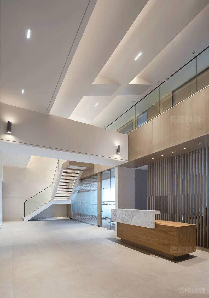 深圳龍華簡約的辦公室大廳裝修