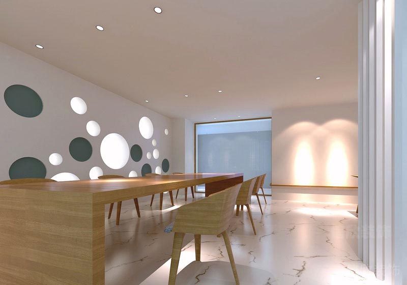 簡約辦公空間會議室設(shè)計(jì)圖