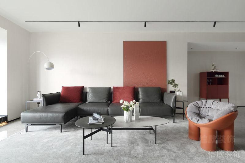 深圳福田區(qū)山語(yǔ)清暉花園沙發(fā)背景墻