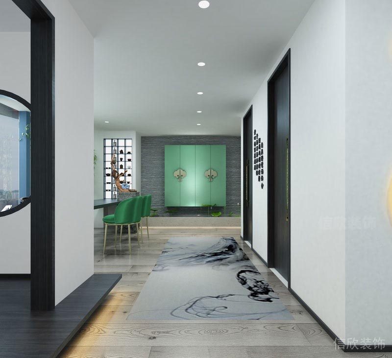 深圳市龍華區(qū)辦公室玄關(guān)