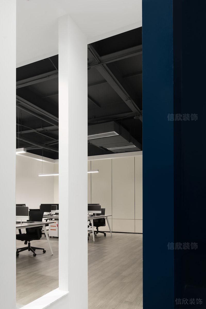 寶安石巖辦公室辦公區(qū)實(shí)景圖